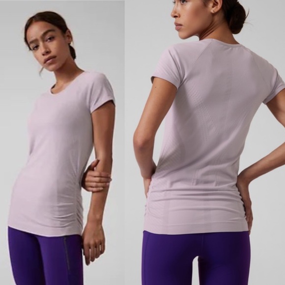 Athleta Speedlight Short Sleeve Tee Sz Small - Picture 1 of 6